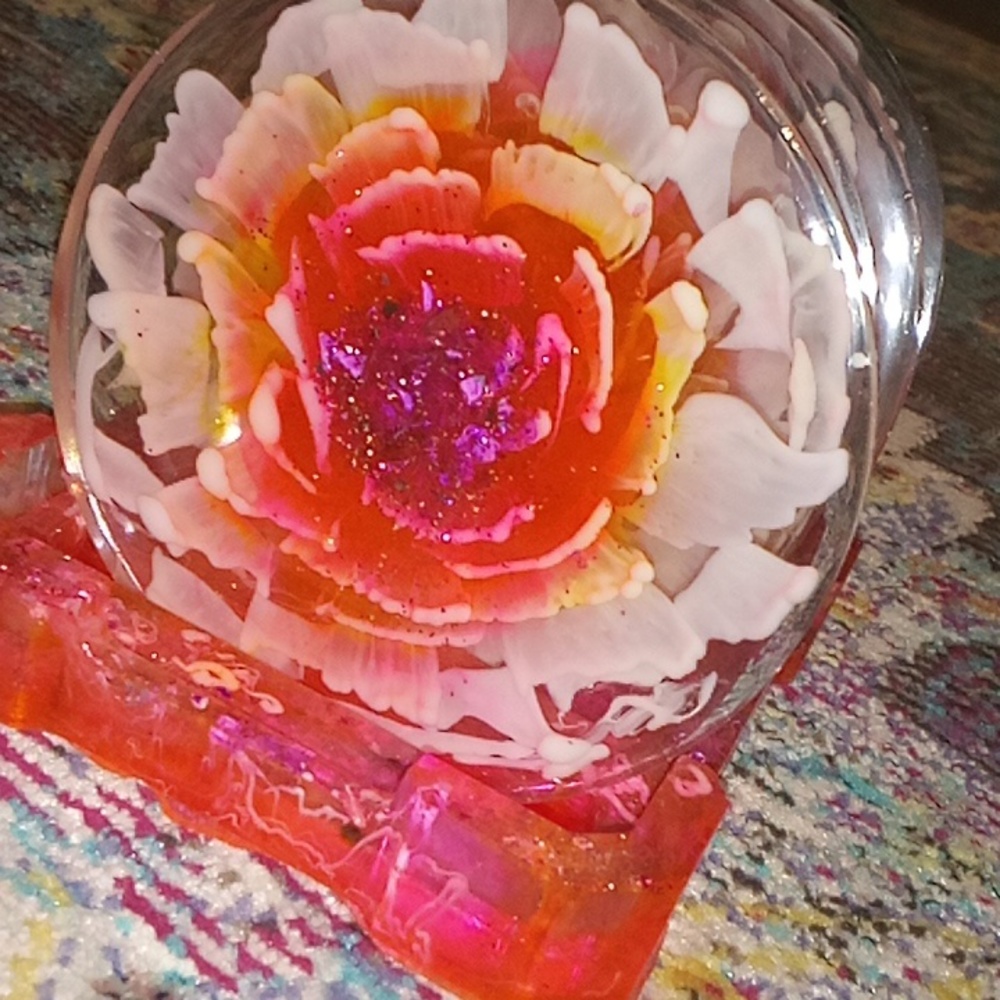 Custom flower 3d coasters & hotplates